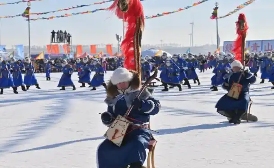 吉林查干湖第24届冰雪渔猎文化旅游节开幕