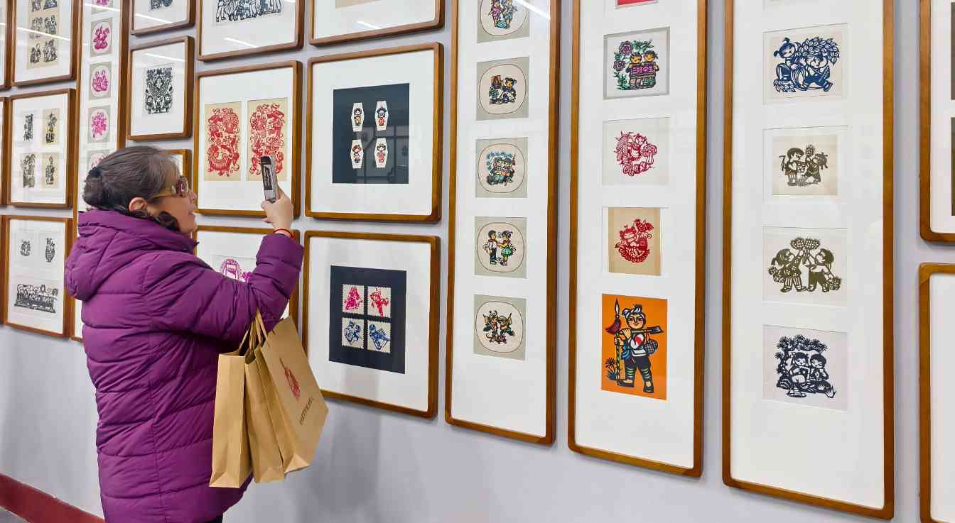 申沛农剪纸艺术馆开馆