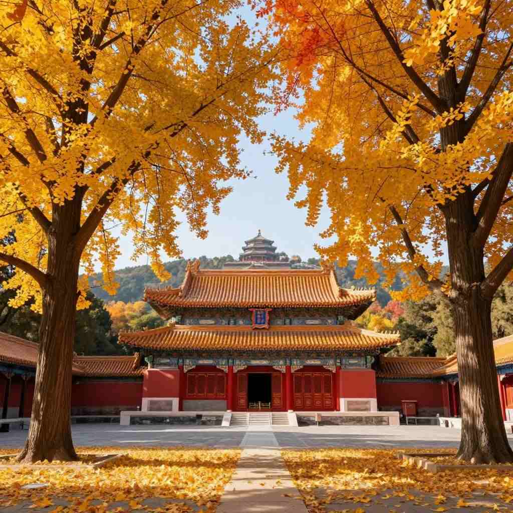 北京：香山秋意晚 赏叶正当时