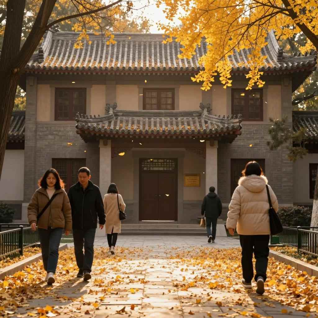 北京：香山秋意晚 赏叶正当时