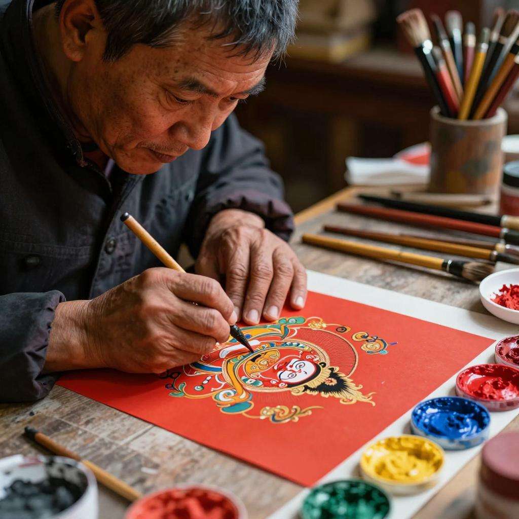 镌刻在唐卡中的红色记忆