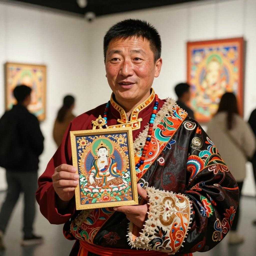 镌刻在唐卡中的红色记忆